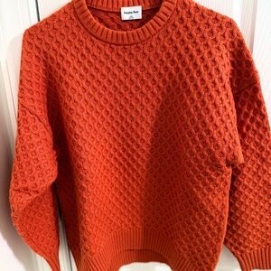 Sunday Best Peggy Wool Sweater Orange Size XXS Oversized